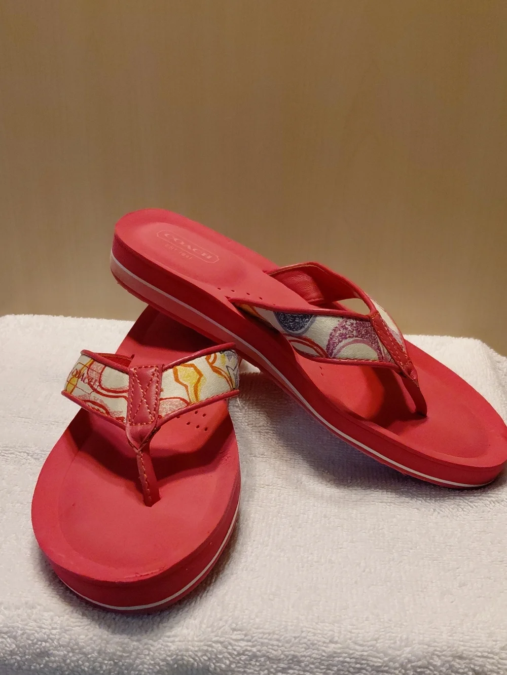 Coach Jolie Signature Flip Flop Sandal